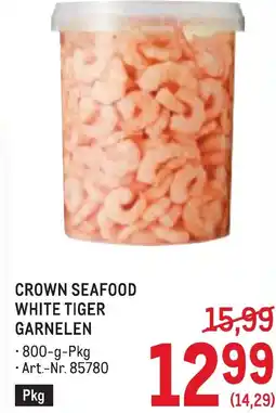 Metro Crown seafood white tiger garnelen Angebot