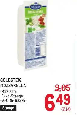 Metro Goldsteig mozzarella Angebot