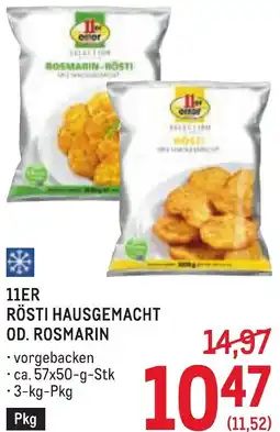Metro 11 rösti hausgemacht Angebot
