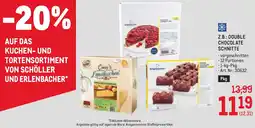 Metro Z.b.: double chocolate schnitte Angebot