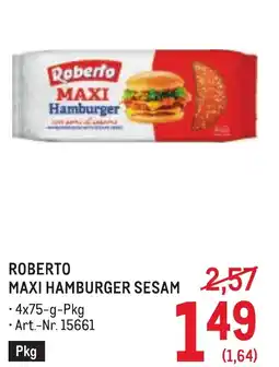 Metro Roberto maxi hamburger sesam Angebot
