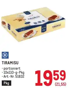 Metro Tiramisu Angebot
