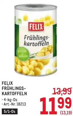 Metro Felix frühlings- kartoffeln Angebot