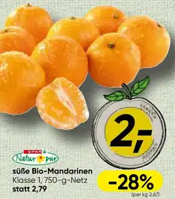 Spar Süße bio mandarinen Angebot