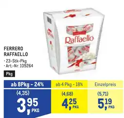 Metro Ferrero raffaello Angebot