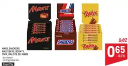 Metro Mars snickers maltesers bounty twix balisto od. m&ms Angebot
