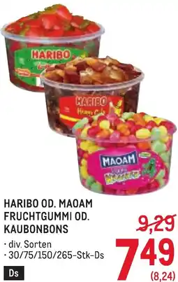 Metro Haribo od. maoam fruchtgummi od. kaubonbons Angebot