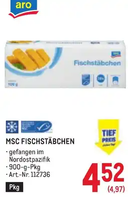 Metro Msc fischstäbchen Angebot