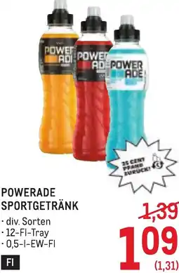Metro Powerade sportgetränk Angebot