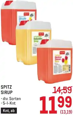 Metro Spitz sirup Angebot