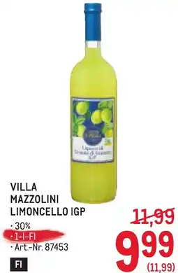 Metro Villa mazzolini limoncello igp Angebot