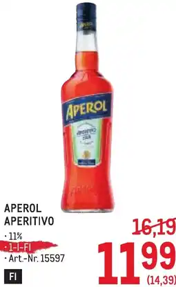 Metro Aperol aperitivo Angebot