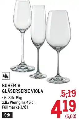 Metro Bohemia gläserserie viola Angebot