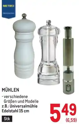 Metro Mühlen Angebot