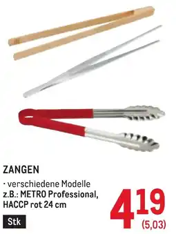 Metro Zangen Angebot
