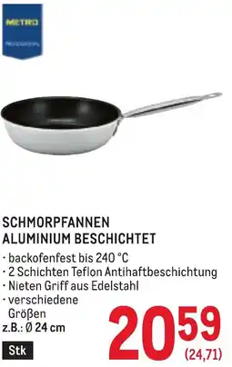 Metro Schmorpfannen aluminium beschichtet Angebot