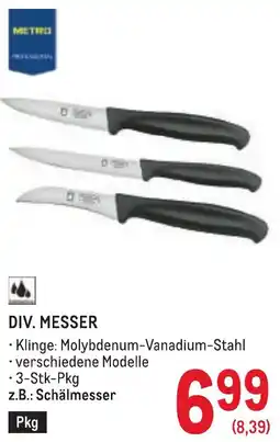 Metro Div. messer Angebot