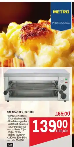 Metro Salamander gsl1001 Angebot