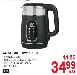 Metro Wasserkocher wk132763 Angebot