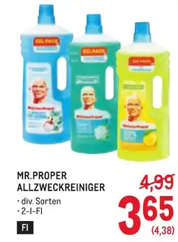 Metro Mr.proper allzweckreiniger Angebot