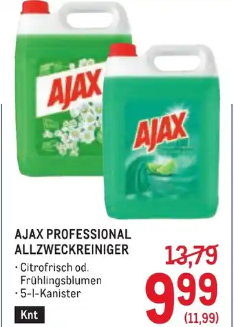 Metro Ajax professional allzweckreiniger Angebot