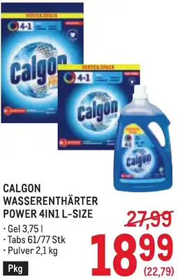 Metro Calgon wasserenthärter power 4in1 l size Angebot