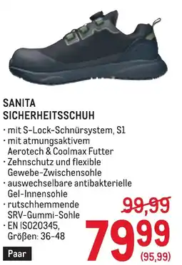 Metro Sanita sicherheitsschuh Angebot