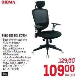 Metro Bürosessel ec504 Angebot