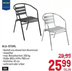 Metro Alu stuhl Angebot