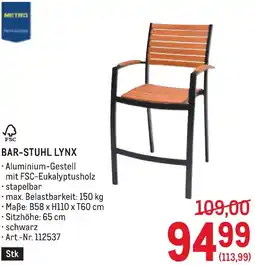 Metro Bar stuhl lynx Angebot