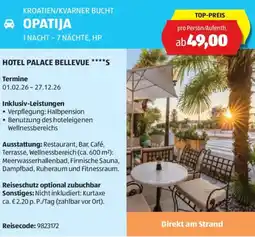 Hofer Reisen Kroatien kvarner bucht opatija Angebot