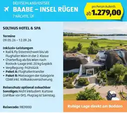 Hofer Reisen Deutschland ostsee baabe insel rügen Angebot