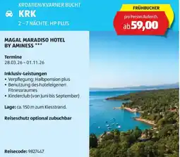 Hofer Reisen Kroatien kvarner bucht krk Angebot