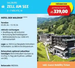 Hofer Reisen Salzburg zell am see Angebot