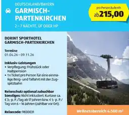 Hofer Reisen Deutschland bayern garmisch partenkirchen Angebot