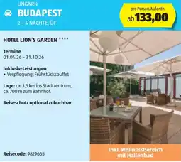 Hofer Reisen Ungarn budapest Angebot