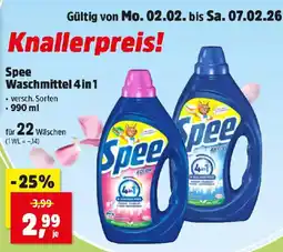 Thomas Philipps Spee pee Waschmittel 4 in 1 Angebot