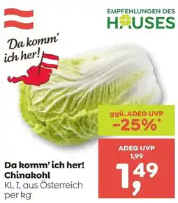 ADEG Da komm ich her ChinakohDa komm' ich her! Angebot