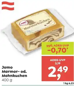 ADEG Jomo Marmor od. Mohnkuchen Angebot