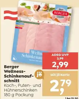 ADEG Berger Wellness Schinkenauf schnitt Angebot