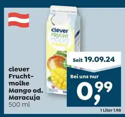 ADEG clever Frucht molke Mango od. Maracuja Angebot