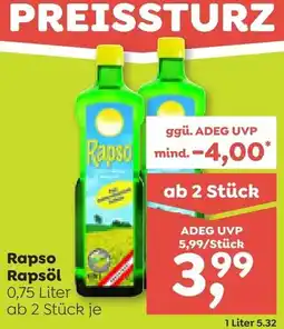 ADEG Rapso Rapsöl Angebot