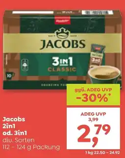 ADEG Jacobs 2in1 od. 3in1 Angebot