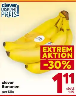 Billa clever Bananen Angebot