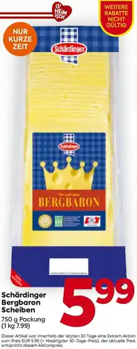 Billa Schärdinger Bergbaron Scheiben Angebot