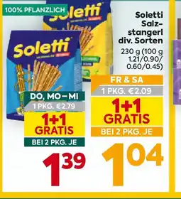Billa Soletti Salz- stangerl Angebot
