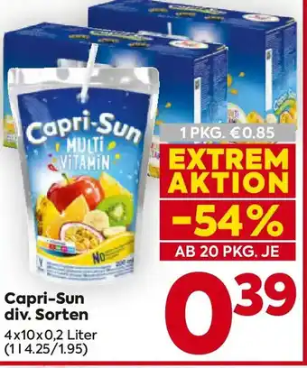 Billa Capri-Sun Angebot