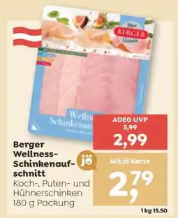 ADEG Berger Wellness Schinkenaufschnitt Angebot