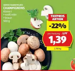 Hofer CHAMPIGNONS Angebot