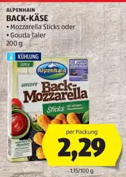Hofer Alpenhain Back Käse Angebot